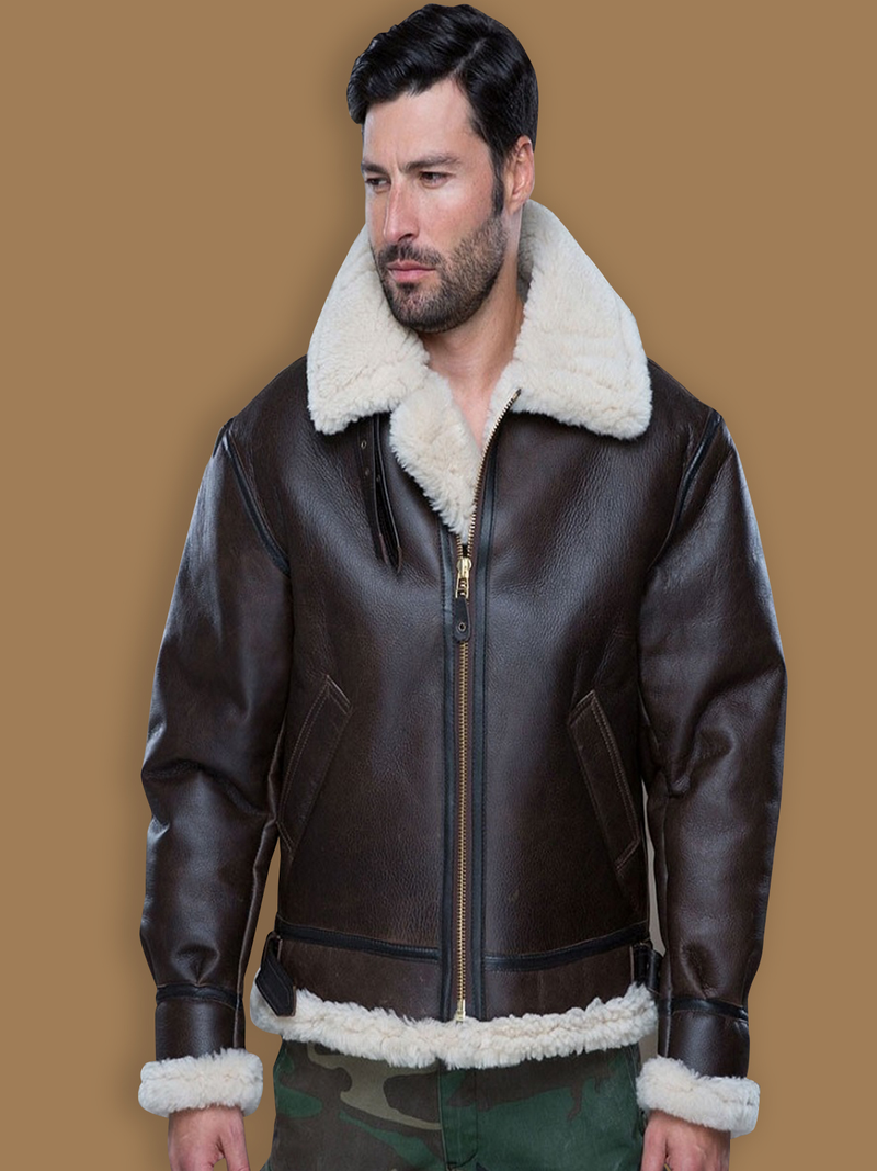 Illustration for article titled B3 Shearling Jacket